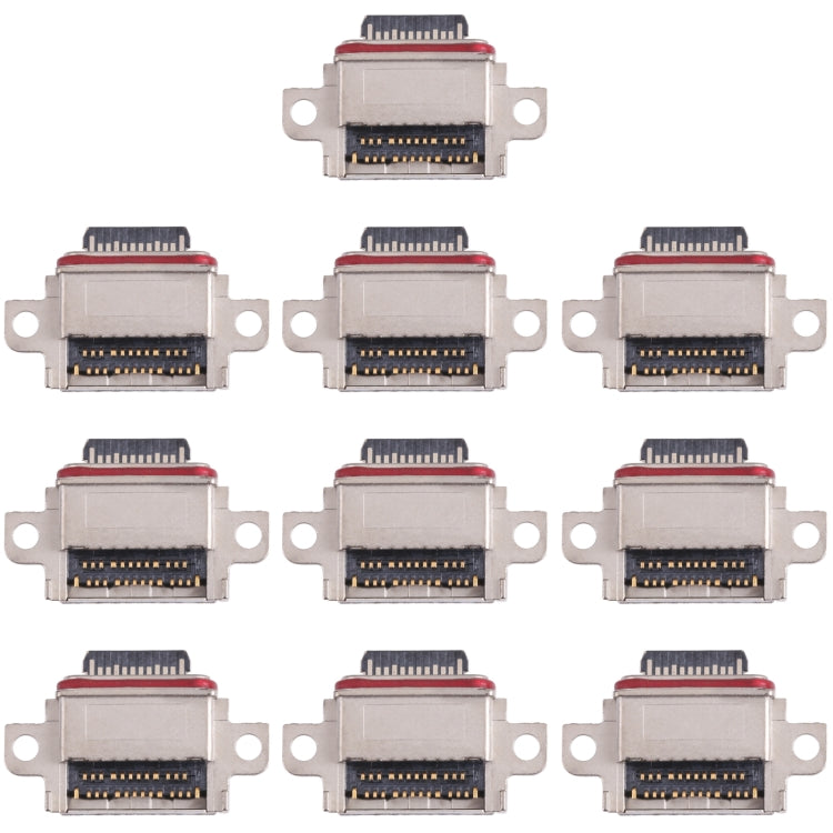 10pcs Charging Port Connector for Samsung Galaxy Note10 / Note10 5G SM-N970F, SM-N970U, SM-N970U1, SM-N9700, SM-N970W, SM-N9700, SM-N970N, SM-N971U, SM-N971N - Single Tail Connector by PMC Jewellery | Online Shopping South Africa | PMC Jewellery | Buy Now Pay Later Mobicred