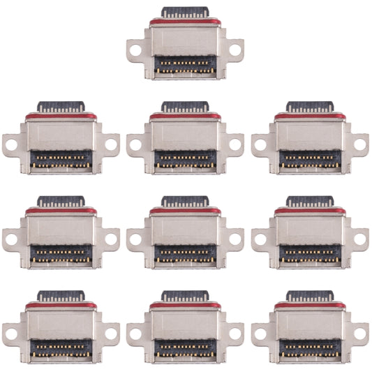 10pcs Charging Port Connector for Samsung Galaxy Note10+ / Note10+ 5G SM-N975F, SM-N975U, SM-N9750, SM-N975U1, SM-N975W, SM-N975N, SM-N975X, SCV45, SM-N976F, SM-N976U, SM-N976, SM-N976B, SM-N976N, SM-N976V, SM-N9760, SM-N976Q - Single Tail Connector by PMC Jewellery | Online Shopping South Africa | PMC Jewellery | Buy Now Pay Later Mobicred