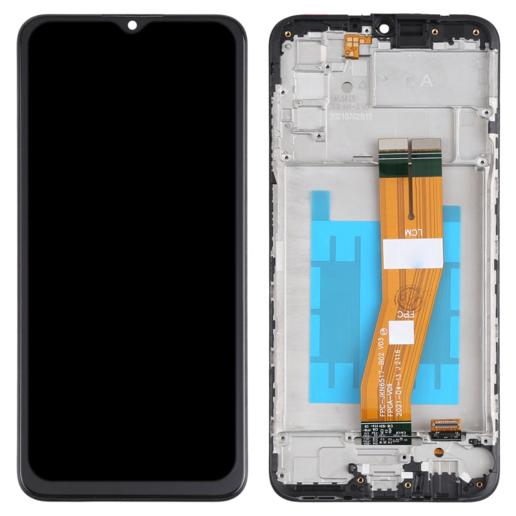 Original LCD Screen and Digitizer Full Assembly with Frame for Samsung Galaxy A03s SM-A037F - free shipping - PMc TechLife - Order now!