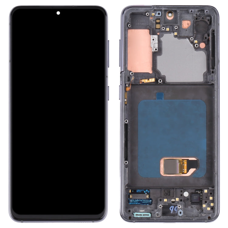 Original Super AMOLED LCD Screen For Samsung Galaxy S21 4G/S21 5G SM-G990 SM-G991 Digitizer Full Assembly with Frame (Black) - free shipping - PMc TechLife - Order now!
