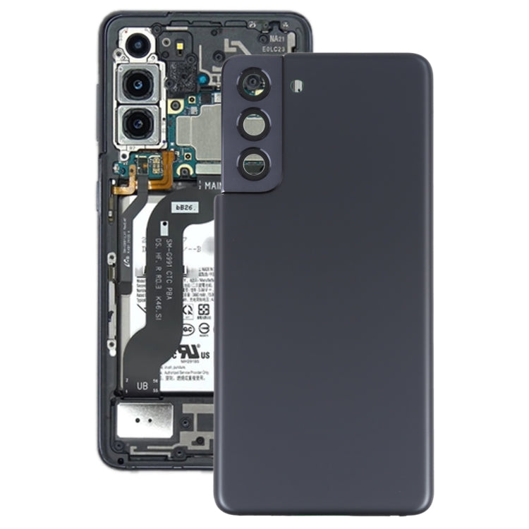 For Samsung Galaxy S21 5G Battery Back Cover with Camera Lens Cover (Black) - free shipping - PMc TechLife - Order now!