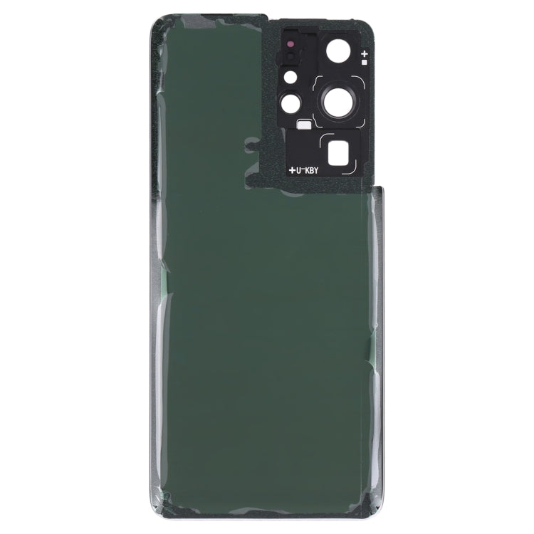 For Samsung Galaxy S21 Ultra 5G Battery Back Cover with Camera Lens Cover (Black) - free shipping - PMc TechLife - Order now!