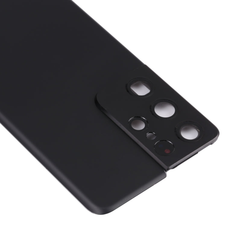 For Samsung Galaxy S21 Ultra 5G Battery Back Cover with Camera Lens Cover (Black) - free shipping - PMc TechLife - Order now!