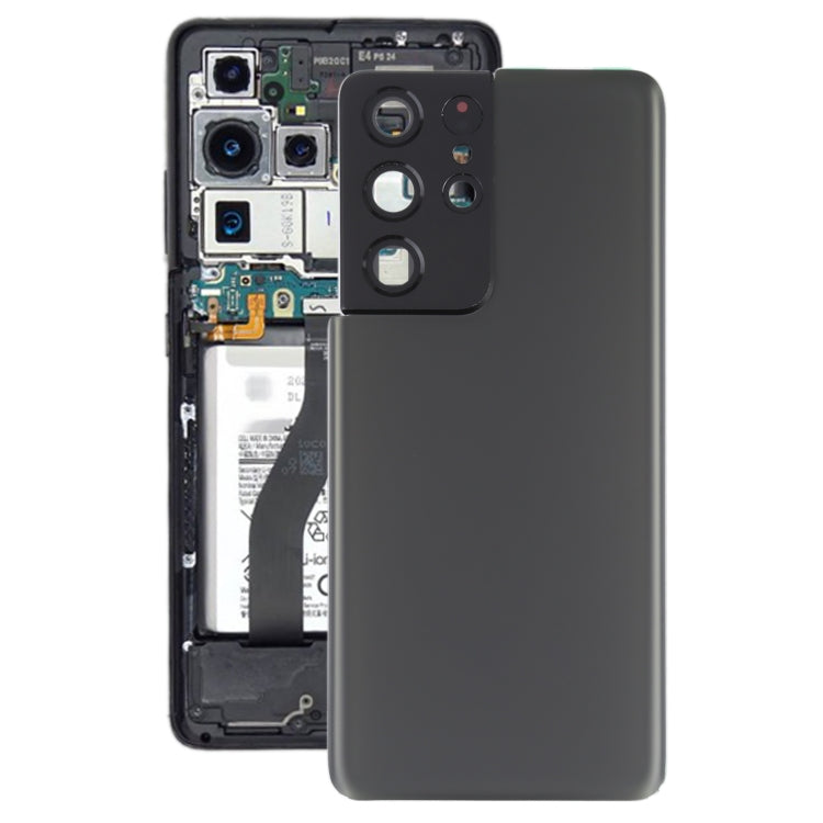 For Samsung Galaxy S21 Ultra 5G Battery Back Cover with Camera Lens Cover (Grey) - free shipping - PMc TechLife - Order now!