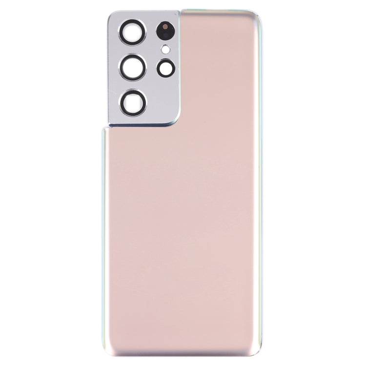 For Samsung Galaxy S21 Ultra 5G Battery Back Cover with Camera Lens Cover (Gold) - free shipping - PMc TechLife - Order now!