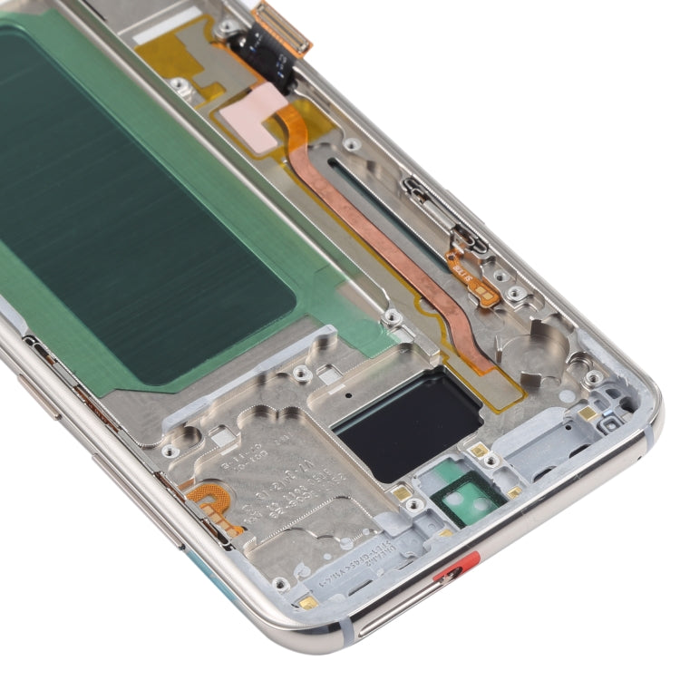 OLED LCD Screen for Samsung Galaxy S8+ SM-G955 Digitizer Full Assembly with Frame (Silver) - free shipping - PMc TechLife - Order now!