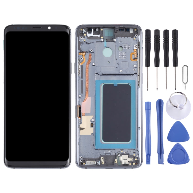 OLED LCD Screen for Samsung Galaxy S9+ SM-G965 Digitizer Full Assembly with Frame (Grey) - free shipping - PMc TechLife - Order now!