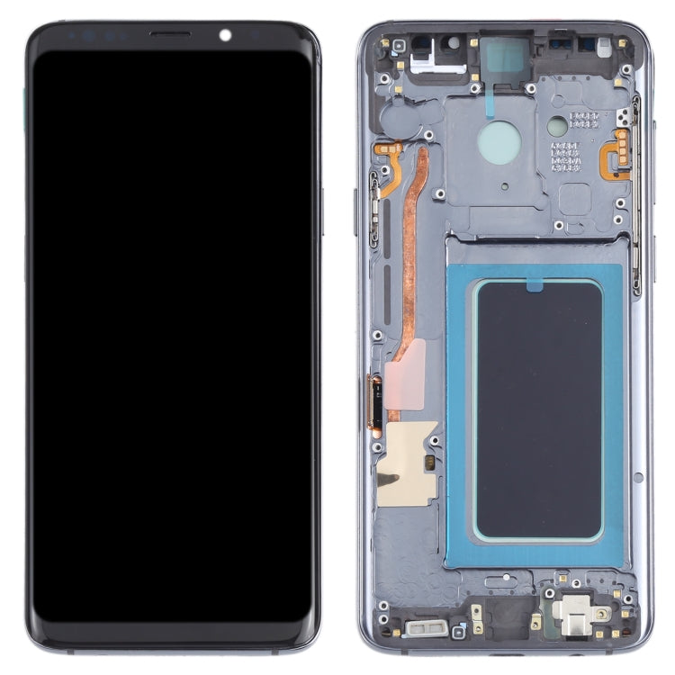 OLED LCD Screen for Samsung Galaxy S9+ SM-G965 Digitizer Full Assembly with Frame (Grey) - free shipping - PMc TechLife - Order now!