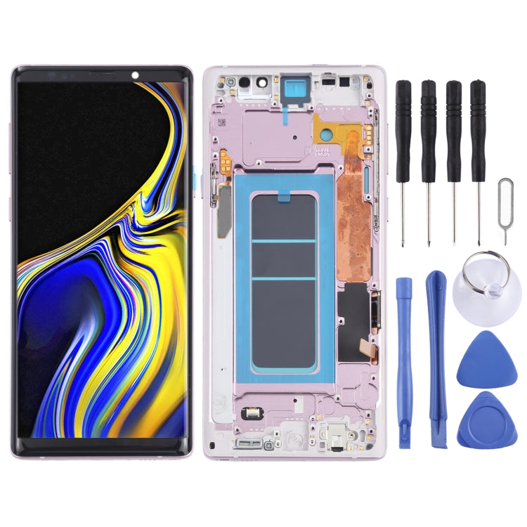 OLED LCD Screen for Samsung Galaxy Note9 SM-N960 Digitizer Full Assembly with Frame (Purple) - free shipping - PMc TechLife - Order now!
