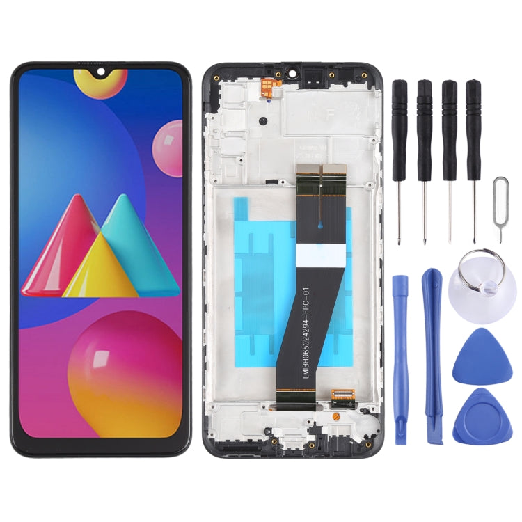 OEM LCD Screen for Samsung Galaxy M02s Digitizer Full Assembly with Frame (US) - free shipping - PMc TechLife - Order now!
