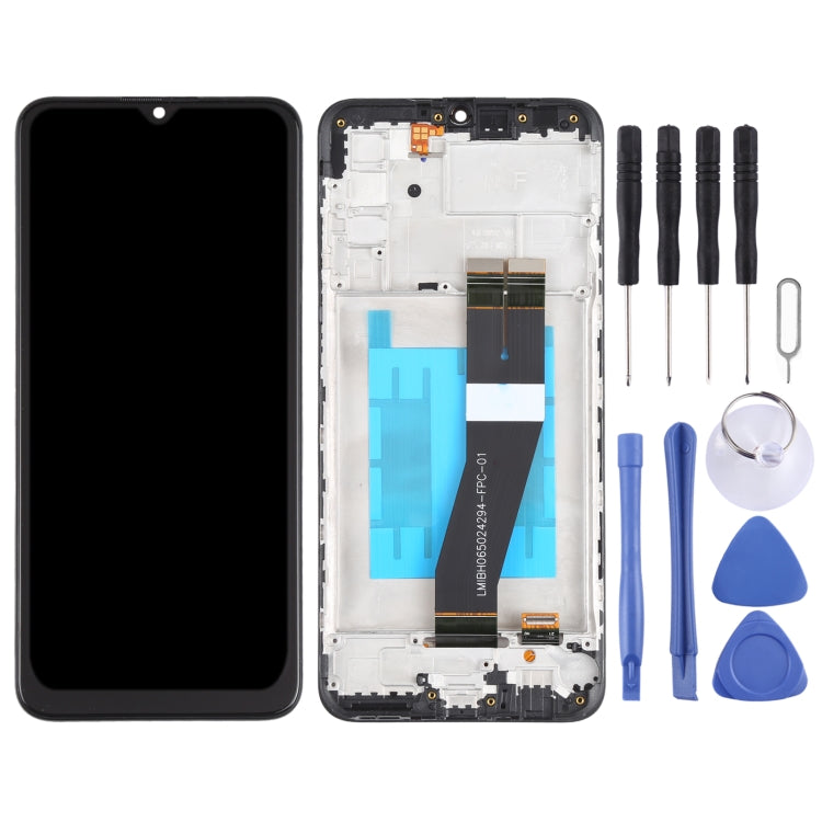 OEM LCD Screen for Samsung Galaxy M02s Digitizer Full Assembly with Frame (US) - free shipping - PMc TechLife - Order now!