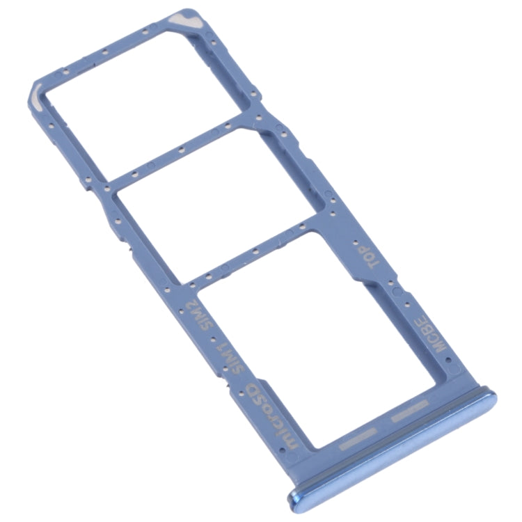 For Samsung Galaxy M32 5G SM-M326B Original SIM Card Tray + SIM Card Tray + Micro SD card tray (Blue) - free shipping - PMc TechLife - Order now!