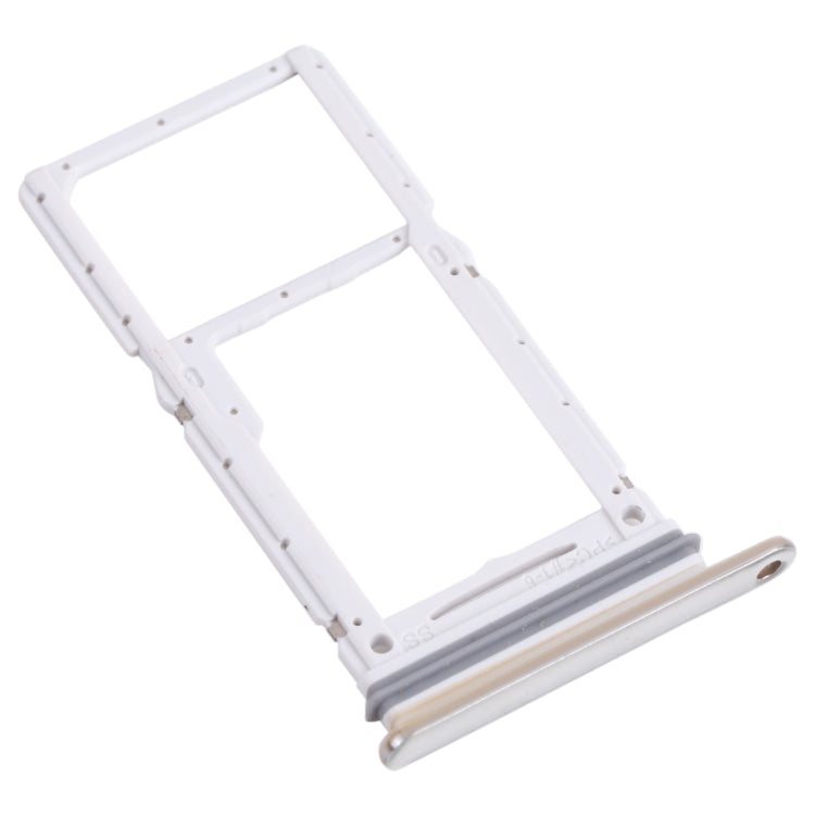 For Samsung Galaxy A73 5G SM-A736B Original SIM Card Tray + SIM Card Tray / Micro SD Card Tray (White) - Card Socket by PMC Jewellery | Online Shopping South Africa | PMC Jewellery | Buy Now Pay Later Mobicred