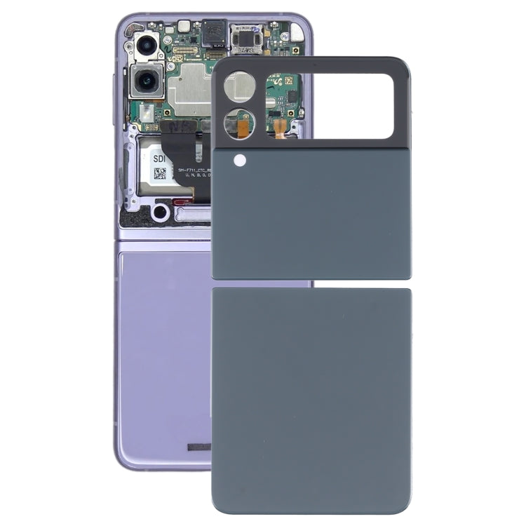 For Samsung Galaxy Z Flip3 5G SM-F711B Glass Battery Back Cover (Green) - free shipping - PMc TechLife - Order now!
