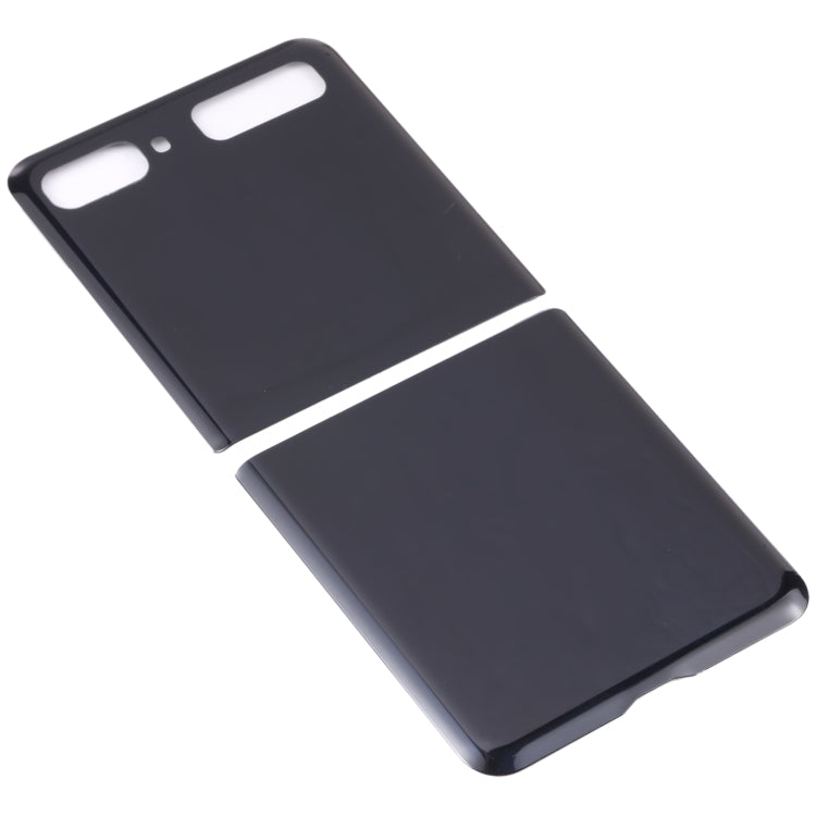 For Samsung Galaxy Z Flip 4G SM-F700 Glass Battery Back Cover (Black) - free shipping - PMc TechLife - Order now!