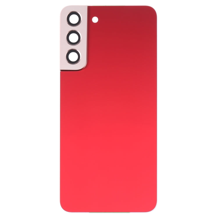 For Samsung Galaxy S22+ 5G SM-S906B Battery Back Cover with Camera Lens Cover (Red) - free shipping - PMc TechLife - Order now!