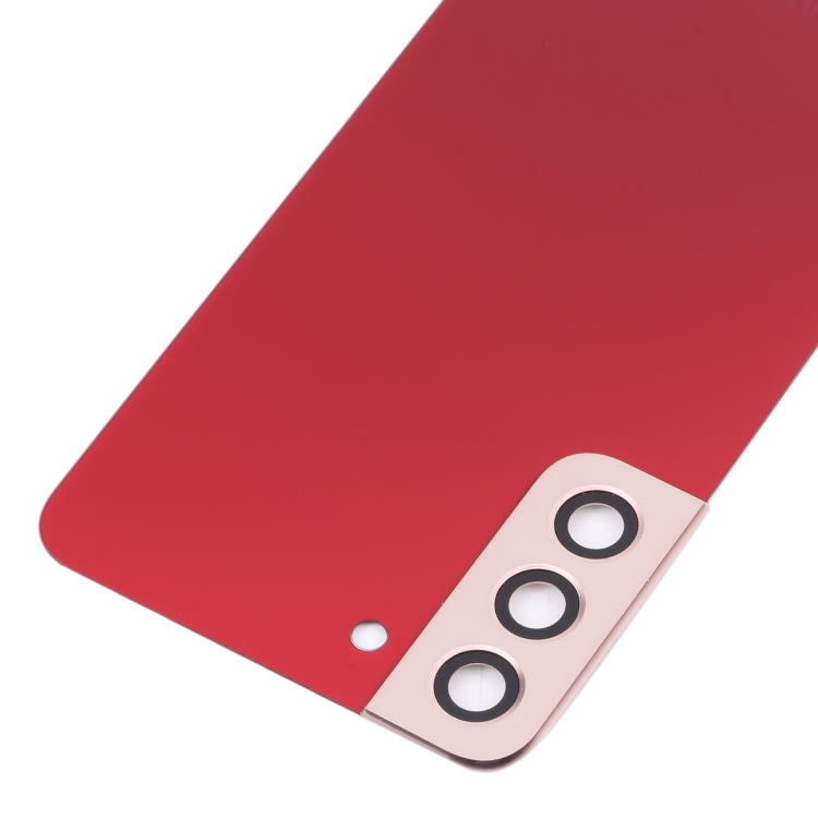 For Samsung Galaxy S22+ 5G SM-S906B Battery Back Cover with Camera Lens Cover (Red) - free shipping - PMc TechLife - Order now!
