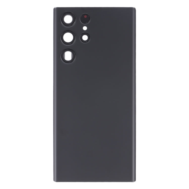 For Samsung Galaxy S22 Ultra 5G SM-S908B Battery Back Cover with Camera Lens Cover (Black) - free shipping - PMc TechLife - Order now!