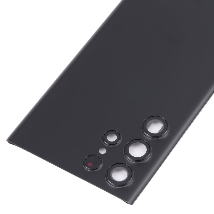 For Samsung Galaxy S22 Ultra 5G SM-S908B Battery Back Cover with Camera Lens Cover (Black) - free shipping - PMc TechLife - Order now!