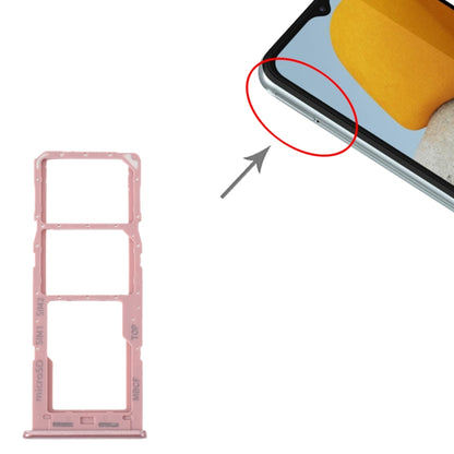 For Samsung Galaxy M23 SM-M236B Original SIM Card Tray + SIM Card Tray + Micro SD Card Tray (Pink) - Card Socket by PMC Jewellery | Online Shopping South Africa | PMC Jewellery | Buy Now Pay Later Mobicred