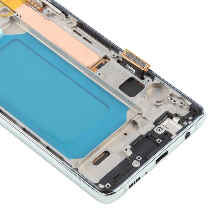 For Samsung Galaxy S10 4G SM-G973F 6.05 inch TFT LCD Screen Digitizer Full Assembly with Frame, Not Supporting Fingerprint Identification(Green) - free shipping - PMC TechLife - Order now!