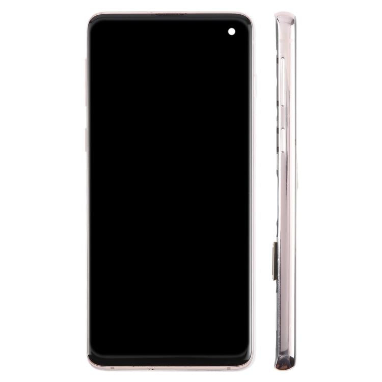 For Samsung Galaxy S10 4G SM-G973F 6.05 inch TFT LCD Screen Digitizer Full Assembly with Frame, Not Supporting Fingerprint Identification(Gold) - free shipping - PMC TechLife - Order now!