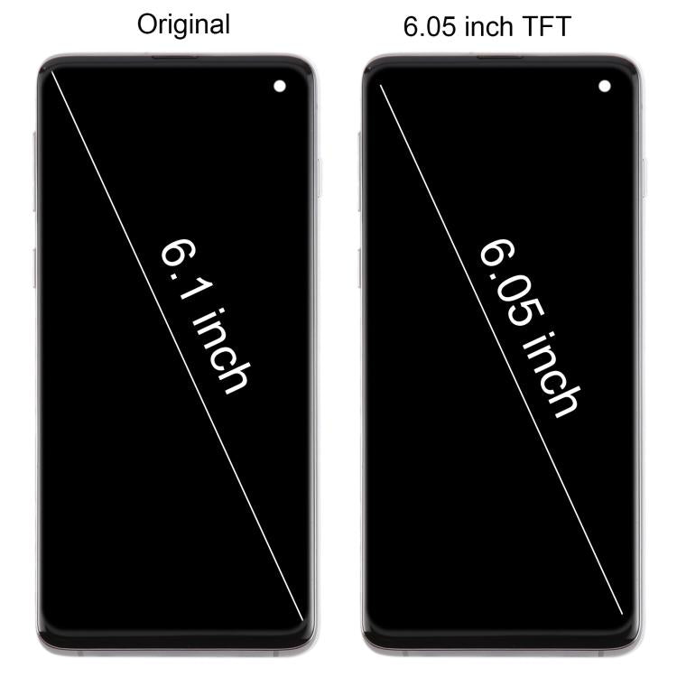 For Samsung Galaxy S10 4G SM-G973F 6.05 inch TFT LCD Screen Digitizer Full Assembly with Frame, Not Supporting Fingerprint Identification(Green) - free shipping - PMC TechLife - Order now!