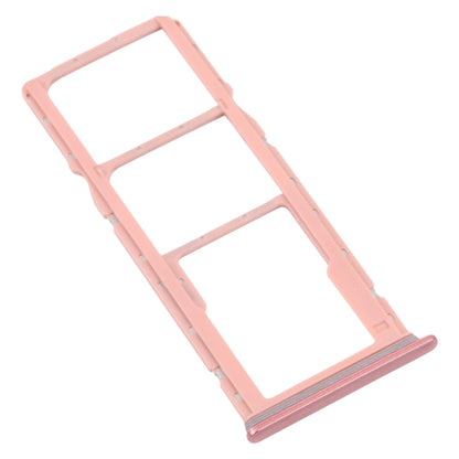 For Samsung Galaxy A04 Core SM-A042F Original SIM Card Tray + SIM Card Tray + Micro SD card tray(Rose Gold) - Card Socket by PMC Jewellery | Online Shopping South Africa | PMC Jewellery | Buy Now Pay Later Mobicred