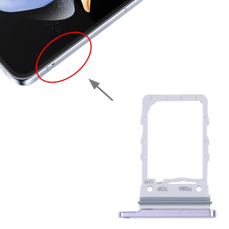 For Samsung Galaxy Z Flip4 SM-F721B Original SIM Card Tray (Purple) - free shipping - PMc TechLife - Order now!