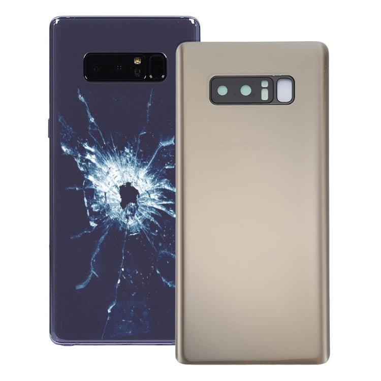 For Galaxy Note 8 Back Cover with Camera Lens Cover (Gold) - Back Cover by PMC Jewellery | Online Shopping South Africa | PMC Jewellery | Buy Now Pay Later Mobicred