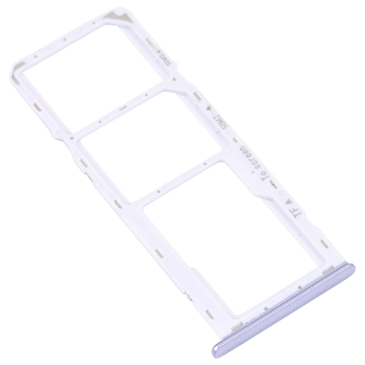 For Samsung Galaxy M42 5G SM-A436B Original SIM Card Tray + SIM Card Tray + Micro SD card tray (Purple) - free shipping - PMc TechLife - Order now!