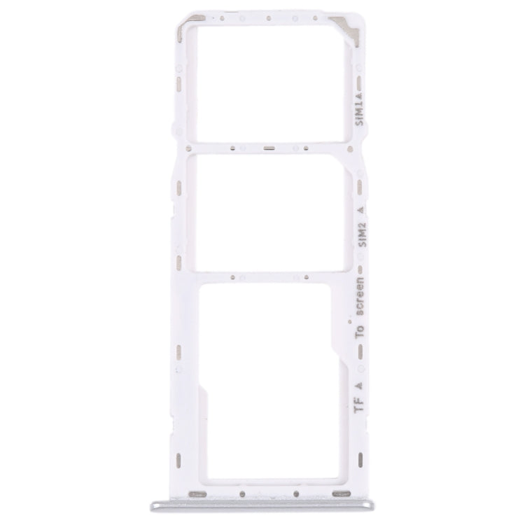 For Samsung Galaxy M42 5G SM-A436B Original SIM Card Tray + SIM Card Tray + Micro SD card tray (Silver) - free shipping - PMc TechLife - Order now!