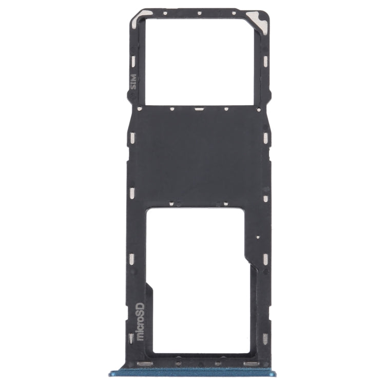 For Samsung Galaxy A03s SM-A037U Original SIM Card Tray + Micro SD card tray (Blue) - free shipping - PMc TechLife - Order now!