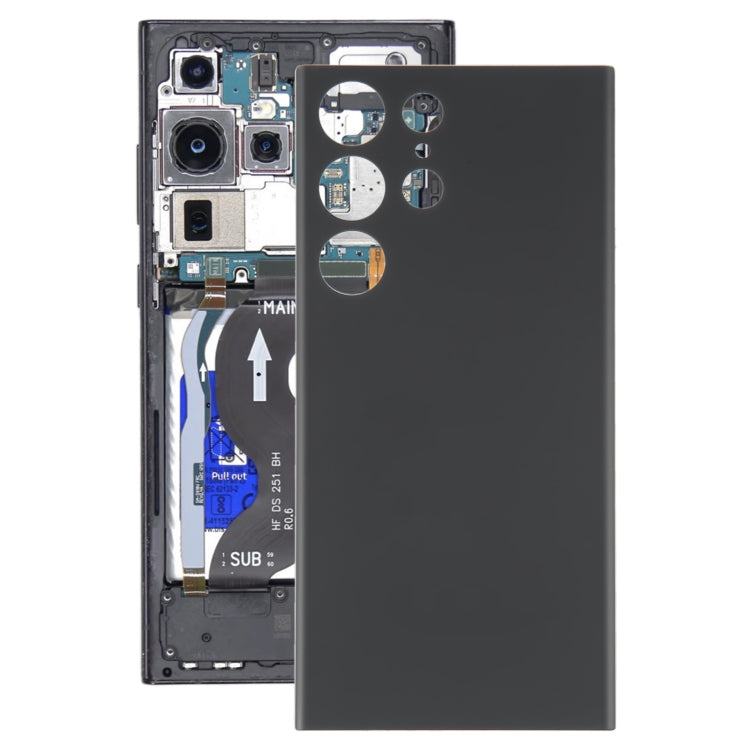 For Samsung Galaxy S23 Ultra 5G SM-S918B OEM Battery Back Cover(Black) - free shipping - PMc TechLife - Order now!