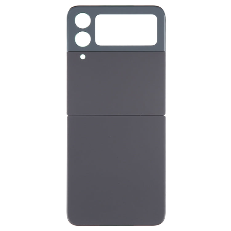For Samsung Galaxy Z Flip4 SM-F721B Battery Back Cover with Camera Lens Cover(Black) - free shipping - PMc TechLife - Order now!