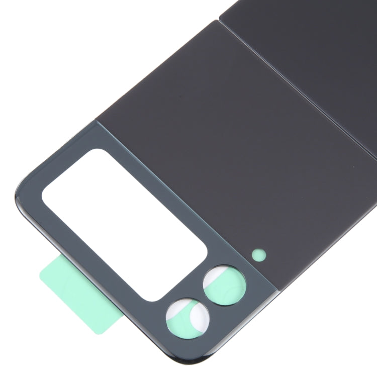 For Samsung Galaxy Z Flip4 SM-F721B Battery Back Cover with Camera Lens Cover(Black) - free shipping - PMc TechLife - Order now!