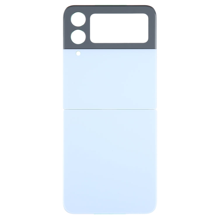 For Samsung Galaxy Z Flip4 SM-F721B Battery Back Cover with Camera Lens Cover(Blue) - free shipping - PMc TechLife - Order now!