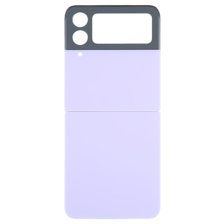 For Samsung Galaxy Z Flip4 SM-F721B Battery Back Cover with Camera Lens Cover(Purple) - free shipping - PMc TechLife - Order now!