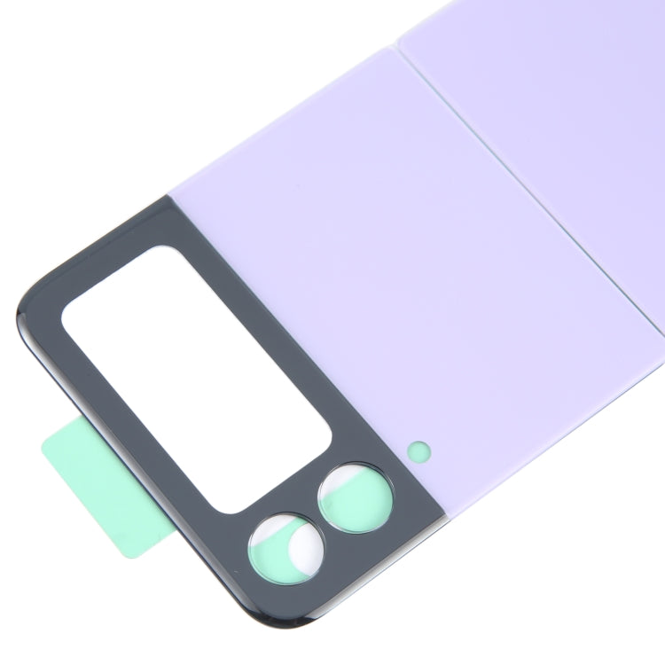 For Samsung Galaxy Z Flip4 SM-F721B Battery Back Cover with Camera Lens Cover(Purple) - free shipping - PMc TechLife - Order now!