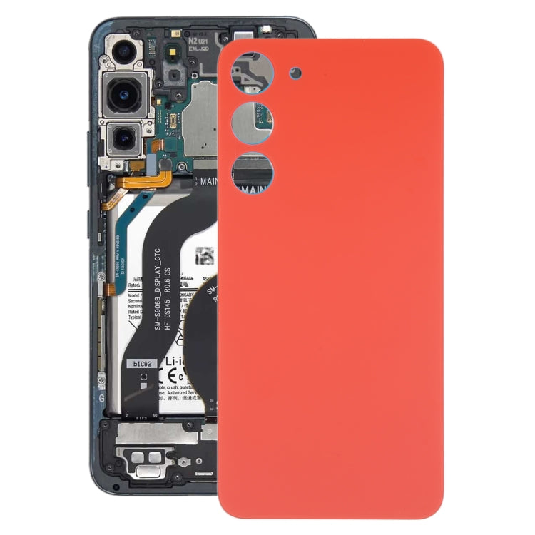 For Samsung Galaxy S23+ SM-S916B OEM Glass Battery Back Cover(Orange) - free shipping - PMc TechLife - Order now!