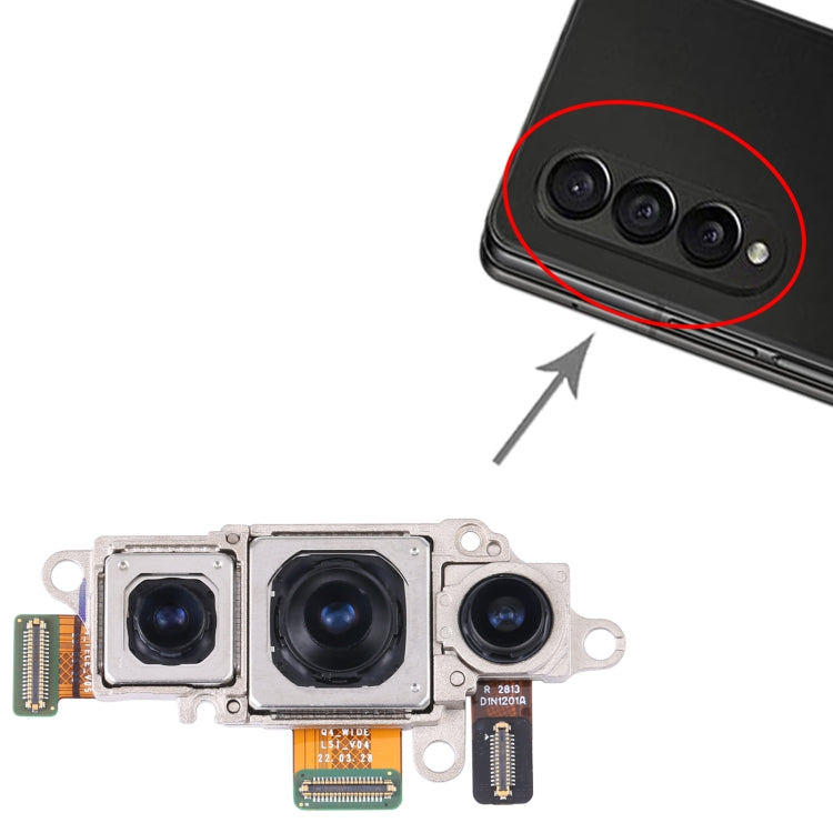 For Samsung Galaxy Z Fold4 SM-F936 Original Camera Set (Telephoto + Wide + Main Camera) - free shipping - PMc TechLife - Order now!