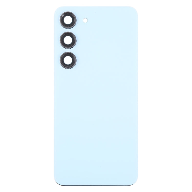 For Samsung Galaxy S23 SM-S911B OEM Glass Battery Back Cover with Camera Lens Cover(Blue) - free shipping - PMc TechLife - Order now!
