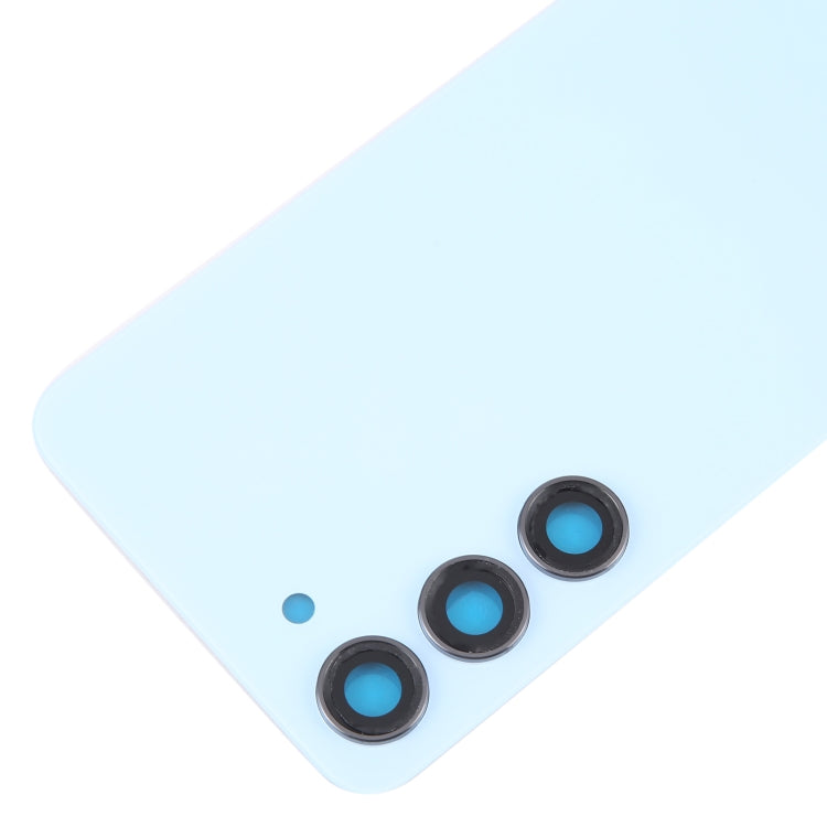 For Samsung Galaxy S23 SM-S911B OEM Glass Battery Back Cover with Camera Lens Cover(Blue) - free shipping - PMc TechLife - Order now!