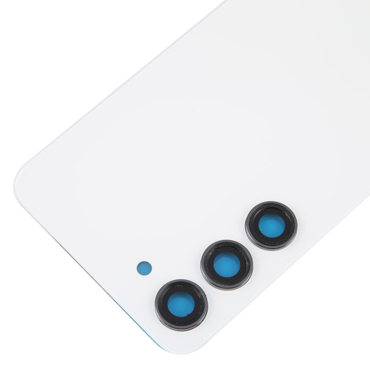 For Samsung Galaxy S23 SM-S911B OEM Glass Battery Back Cover with Camera Lens Cover(White) - free shipping - PMc TechLife - Order now!