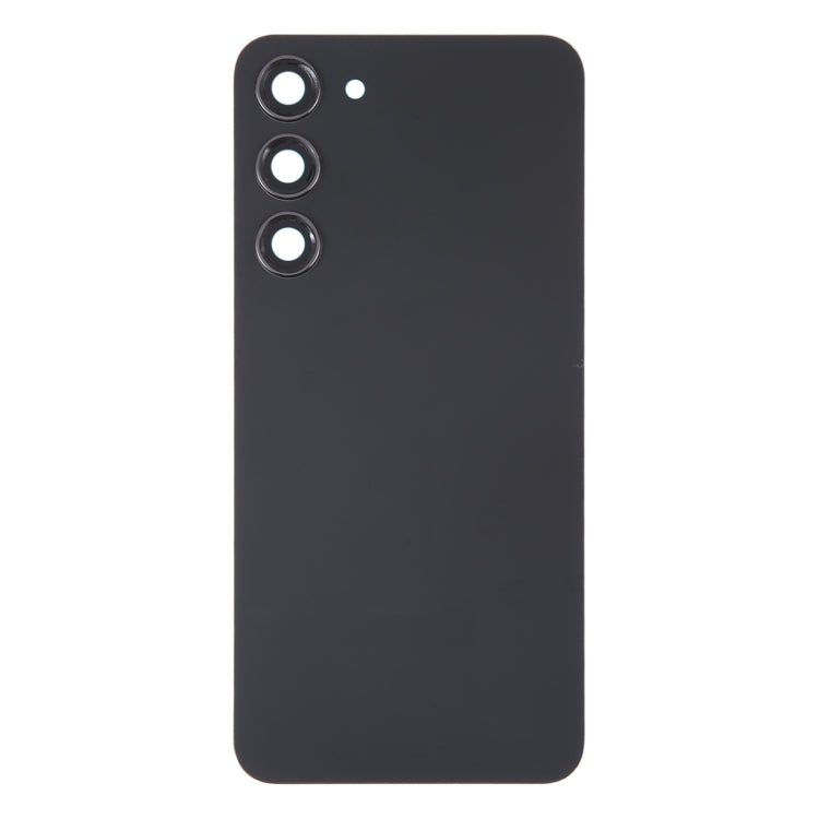For Samsung Galaxy S23+ SM-S916B OEM Glass Battery Back Cover with Camera Lens Cover(Black) - free shipping - PMc TechLife - Order now!