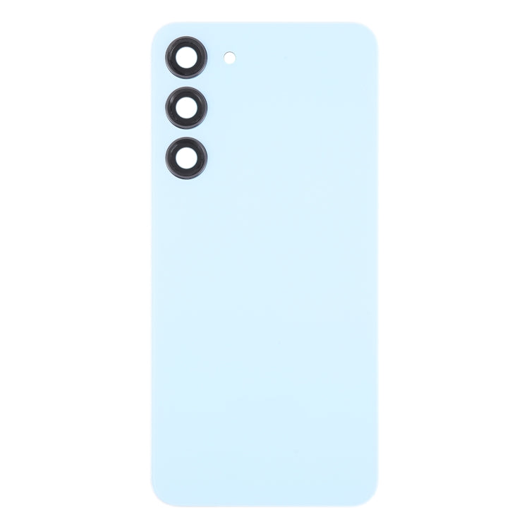 For Samsung Galaxy S23+ SM-S916B OEM Glass Battery Back Cover with Camera Lens Cover(Blue) - free shipping - PMc TechLife - Order now!