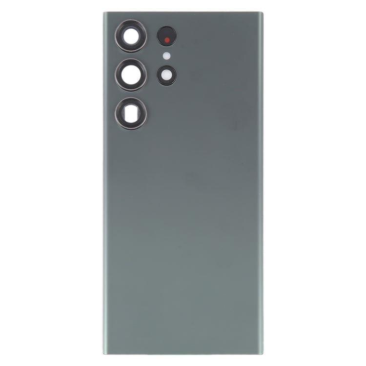 For Samsung Galaxy S23 Ultra SM-S918 Glass Battery Back Cover with Camera Lens Cover(Green) - free shipping - PMc TechLife - Order now!