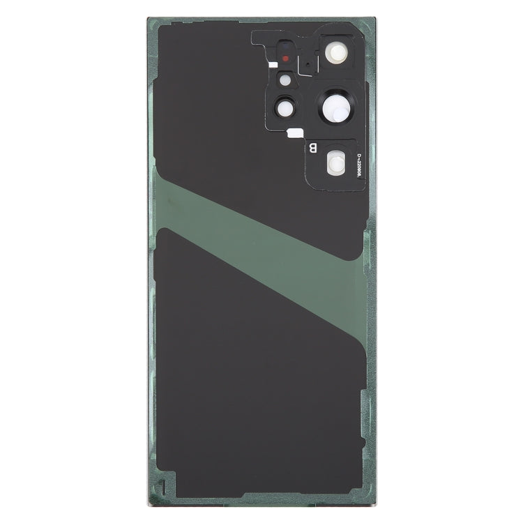 For Samsung Galaxy S23 Ultra SM-S918 Glass Battery Back Cover with Camera Lens Cover(Grey) - free shipping - PMc TechLife - Order now!