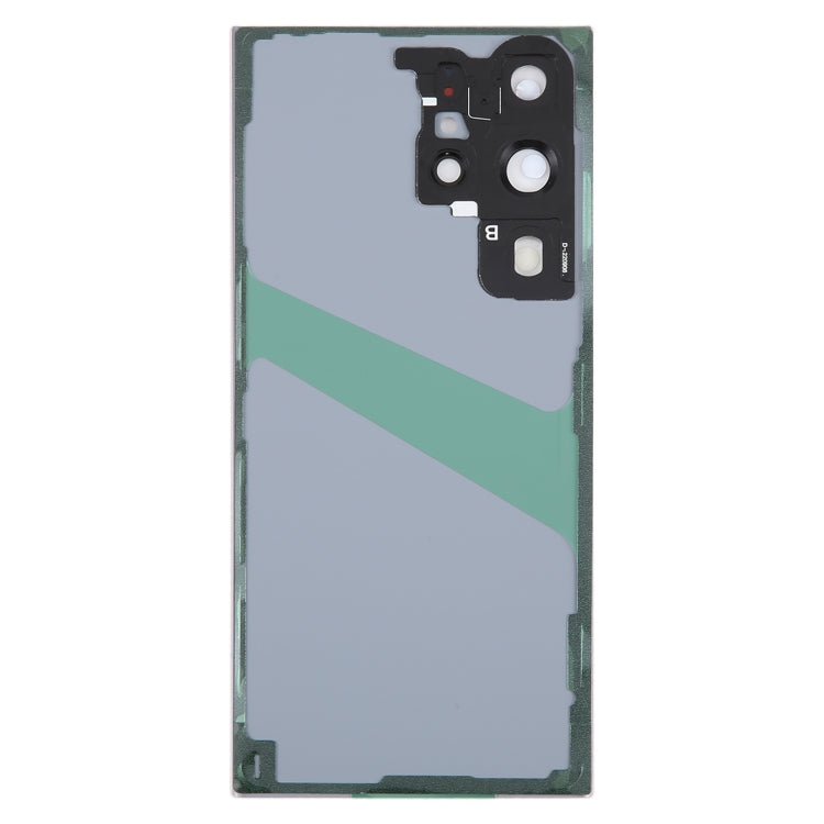For Samsung Galaxy S23 Ultra SM-S918 Glass Battery Back Cover with Camera Lens Cover(White) - free shipping - PMc TechLife - Order now!