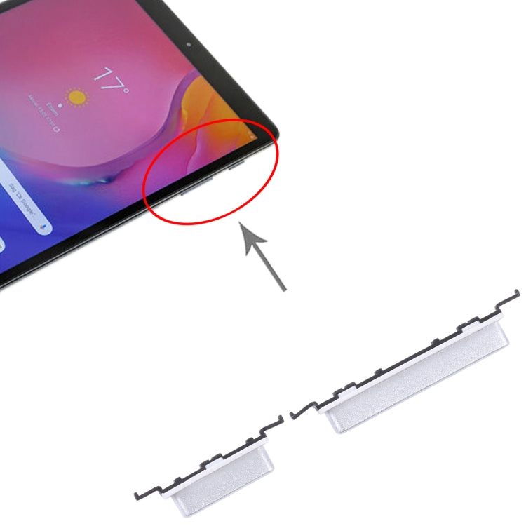 For Samsung Galaxy Tab A 10.1 2019 SM-T510 Original Power Button + Volume Button Control Button (Silver) - free shipping - PMc TechLife - Order now!